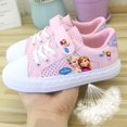 thumbnail image 1 of Zapatos de lona para niños de Disney, zapatos bajos para niñas de frozen elsa, zapatos informales antideslizantes transpirables de otoño de PU, 31 plantillas de 19,5 CM y 19-24 meses Gao Jinjia LED, 1 of 2