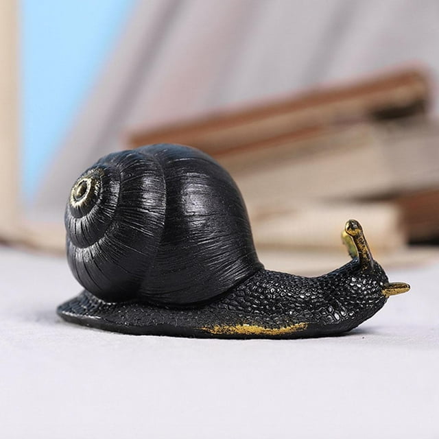 Estatua de caracol , de resina, esculturas de caracol, adorno para decoración para hogar, regalos creativos de europeo, adorno d BLESIY Estatua de caracol