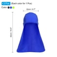 thumbnail image 2 of Unique Bargains Chapeau Pare-Soleil pour le Cou, Lot de 3 Bonnets Rafraîchissants Type Skull Cap pour la Pêche et la Randonnée, Noir Bleu Vert Fluorescent, 2 of 6