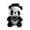 Blue, variant on zhonghuaying Graduation Themed Panda Stuffed Figure with Doctor Cap and Colorful Tassel Scarf Design for Grad Event Layout Home Sofa Setting Party Desktop Embellishment Yellow