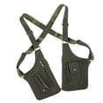 thumbnail image 3 of Bolso bandolera tipo cartera con correas ajustables para hombro y elegante bolso para teléfono móvil Verde oscuro, 3 of 8