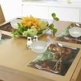 thumbnail image 4 of Ambesonne Fantasy Place Mats Set of 4, Spaceship in Canyon, Standard Size, Brown, 4 of 6