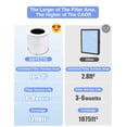 thumbnail image 4 of Dayette AP301 Replacement H13 HEPA Air Purifier Filter, Designed for Smoke Wildfire, Activated Carbon, 4 of 5