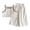 A, variant on Girls Outfits Clothes Sleeveless Solid Color Print Dress Daily Girls' Clothing Sets