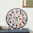 thumbnail image 4 of Yayeee Wall Clock Battery Operated 11.9" Silent Quartz Non-Ticking for Living Room Decor, Simple Shapes, 4 of 8