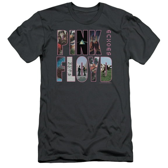 Pink Floyd Cover Adult 30/1 T-Shirt Charcoal