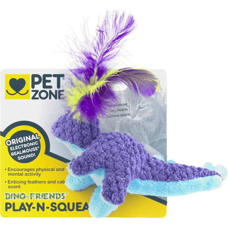 Dinosaur cat toy outlet