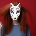 thumbnail image 2 of EeaseMX 2 máscaras de Halloween de animales para adultos, máscaras en blanco, máscaras de animales sin pintar, suministros para fiestas de Halloween., 2 of 7