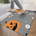 thumbnail image 3 of Pumpkin Spooky Door Mat,Home Decor Happy Halloween Low-Profile Door Mat 17x30 Inch Door Mats for Outdoor Entrance Entry Entryway, 3 of 6