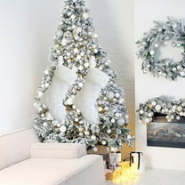 Deeceymbur Stylish Multi-Color Faux Fur Christmas Stockings 20 Inches Holiday Decor Gift Bags Home Christmas Tree Fireplace Socks