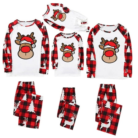 

Christmas Pajamas for Baby Bluey Pajamas Letter Printed Loungewear Sleepwear Matching Family Pajamas Sets