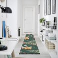 thumbnail image 4 of Yayeee Hallway Runner Rug 2'x6' Non Slip Machine Washable with Rubber Backing, Yellow Christmas Gingerbread, 4 of 8
