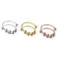 thumbnail image 1 of Anillos antiestrés ajustables Con cuentas giratorias LIUXGMXG Paquete de 3, 1 of 5
