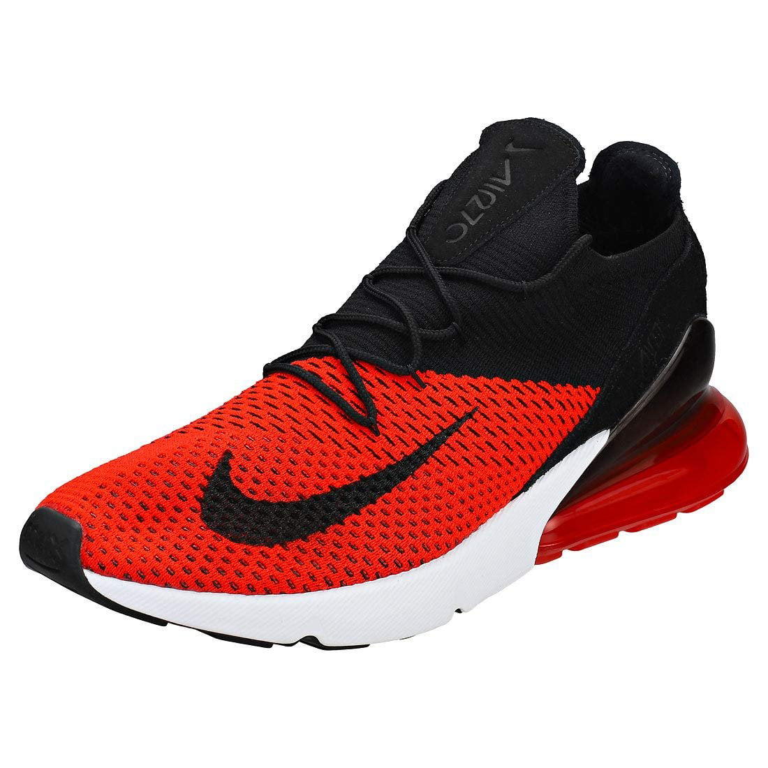 Nike Air Max 270 Flyknit - Men's Chili Red/Black/Challenge Red/White Nylon  Training Shoes 11.5 DM US 