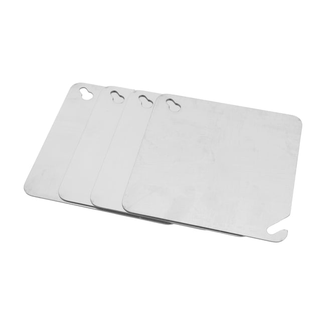 Cubierta Del Panel De La Caja Eléctrica, 4 Piezas Cubierta De La Caja Eléctrica De Hierro Galvanizado 4 Pulgadas Resistente Al Agua Retardante De Llama Para Interruptores