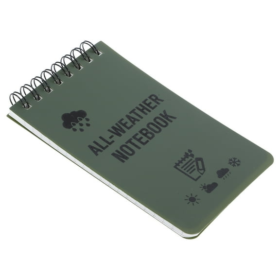 MLINS Portable Spiral Binding Notepad for Daily Use with Cover and PP Paper Material 6 x 4