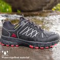 thumbnail image 4 of Zapatillas de senderismo Queday Waterproof para hombre, color verde, talla 8, 4 of 9