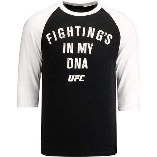 Reebok Fighting's In My DNA Graphic - Camiseta para hombre, color negro, talla mediana