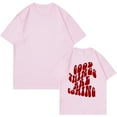 thumbnail image 4 of Pink Women's Short Sleeve T-shirt, Good Things Are Coming Women'S Letter Printed Shirt Short Sleeve Round Neck T Shirt Fashion Top Lightweight Soft Casual Summer Clothing Clothes,Women's Short sleeve, 4 of 4