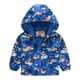 thumbnail image 1 of Chaqueta con capucha y cremallera para niños y niñas, con estampado de dinosaurios de dibujos animados, chaqueta informal de primavera y otoño, 1 of 5