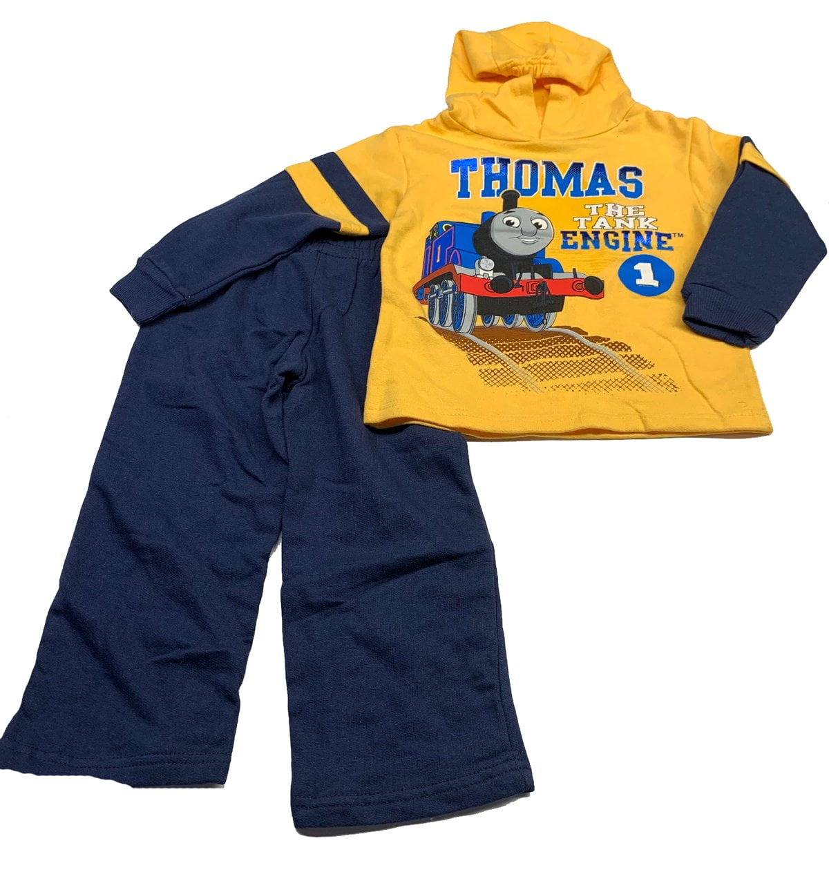 Thomas the Train Toddler Boys 2pc Hooded Fleece Set the Tank Engine 1