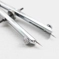 thumbnail image 2 of Borealiaes Professional compass, Quick adjustment compass, school compass with central training pin for drawing compass ， 1 rooms ， Silver, 2 of 2