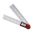 thumbnail image 2 of tamizeot Protractor Digital Display Caliper Transparent Vernier Caliper 0-200mm Red 0-200mm, 2 of 5