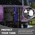 thumbnail image 4 of Jeiento American Police Flag Camper Propane Tank Cover Double 20lb Weather Resistant Gas Cylinder Cover Heavy Duty RV Propane Tank Cover for Travel Trailer Accessories, 4 of 7
