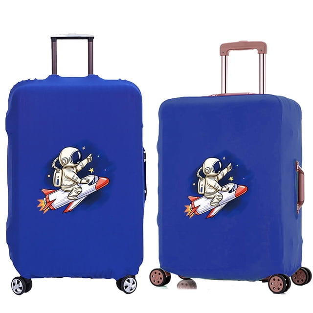 Travel Luggage Protective Cover Astronaut Pattern Travel Accessories Elastic Suitcase Case Apply To 18-28inch 8astronaut013 L