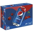 thumbnail image 3 of Pepsi Cola Wild Cherry Soda Pop, 12 fl oz 24 Pack Cans, 3 of 4