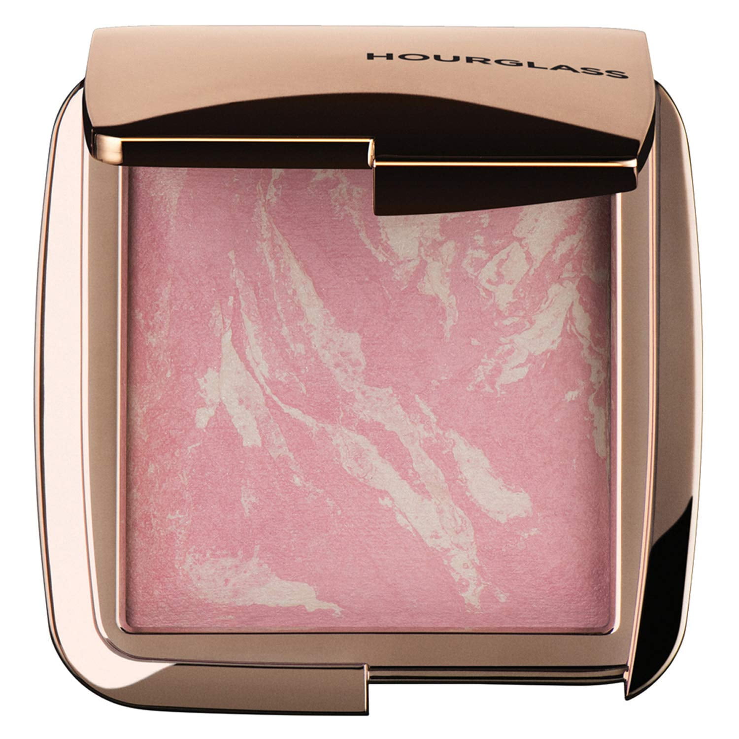 Hourglass Ambient Lighting Blush in Ethereal Glow. Vibrant Powder Highlighting Blush. Vegan and