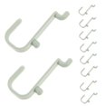 thumbnail image 1 of Durable Plastic Kitchen Pegboard Hooks for Hanging 20Pcs, 1 of 4