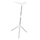 thumbnail image 5 of Tendedero de ropa con trípode, percha para guardar ropa, portátil, ahorra espacio, plegable White 1 capa, 5 of 9