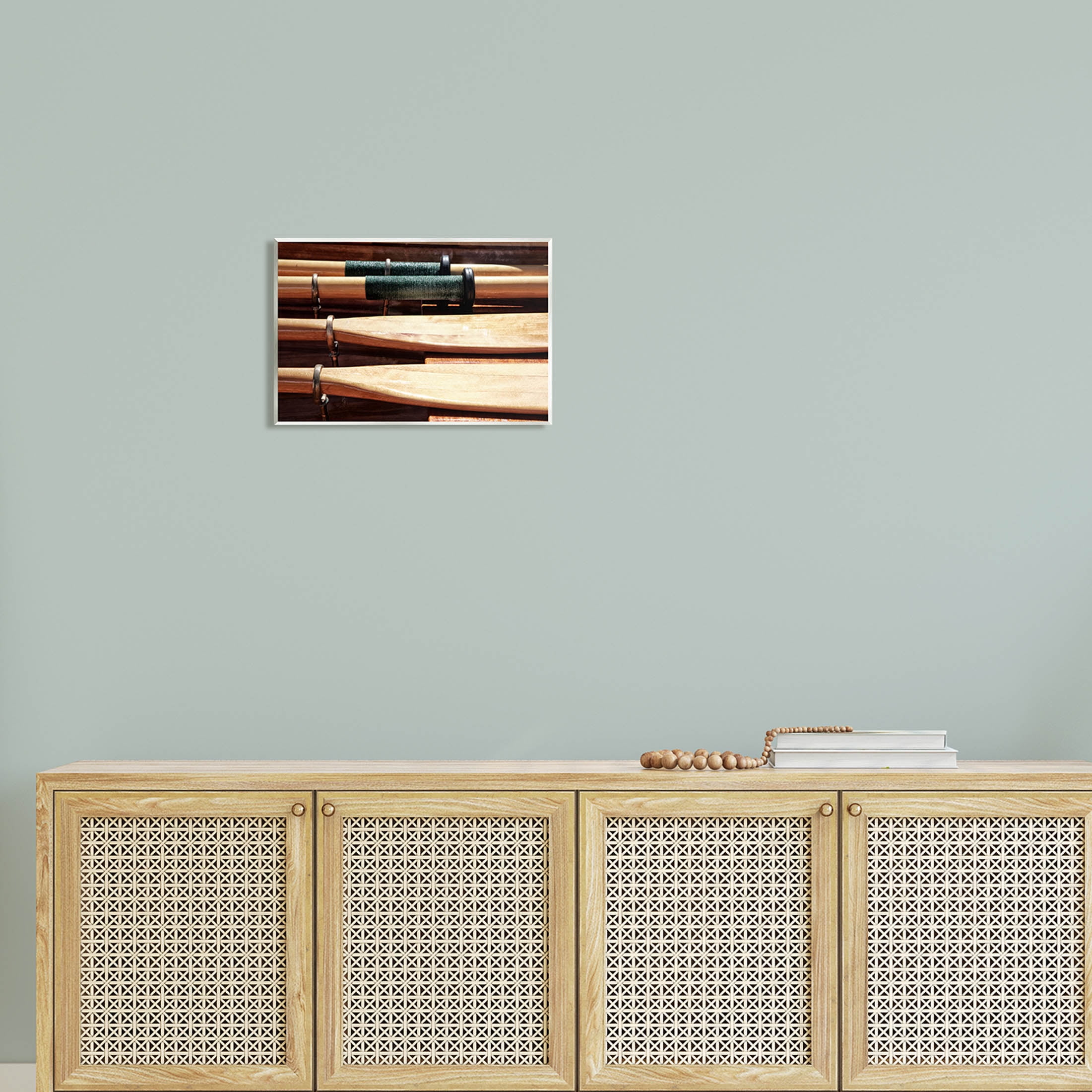 Stupell Industries Rowing Oars Photograph Photograph Unframed Art Print Wall Art, Design by Savanah Plank