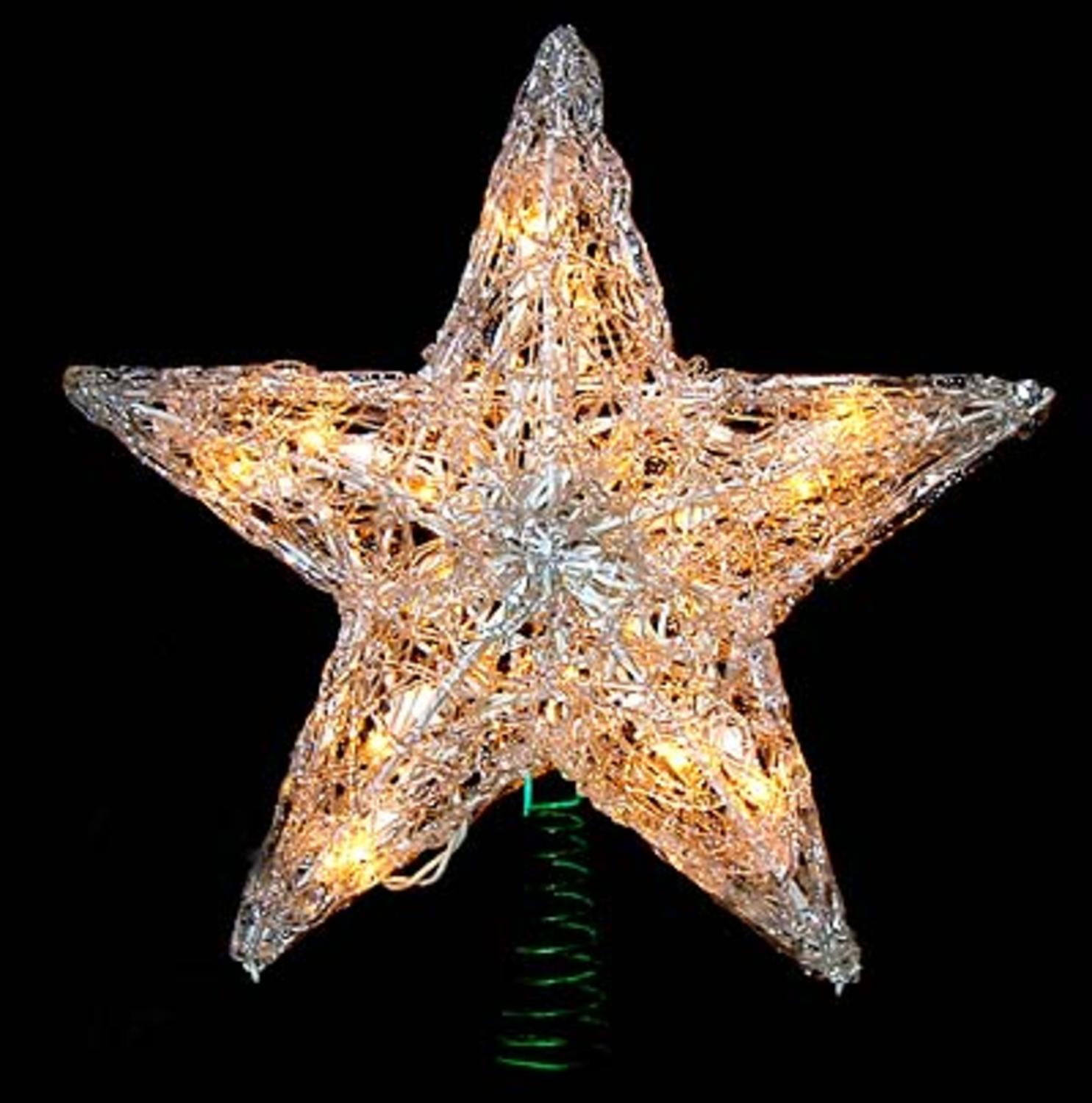 Christmas Tree Topper Star Lighted | The Cake Boutique