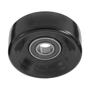 Smooth Pulley Accessory Belt Idler Pulley - Compatible with 1997 - 2002 Ford Escort 2.0L 4-Cylinder 1998 1999 2000 2001
