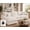 White Sofa + Gray Cover Set, variant on Amsleekey 108" Modular L-Shaped Couch with Ottoman and Extra Washable Cover, Modern Oversized Sectional Sofa Set