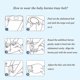 thumbnail image 3 of Umbilical Hernia Belt For Babies, Medical Child Belly Band Infant Abdominal Binder, Newborn Baby Hernia Support Truss Kids Navel Belly Button Band - S, 3 of 5