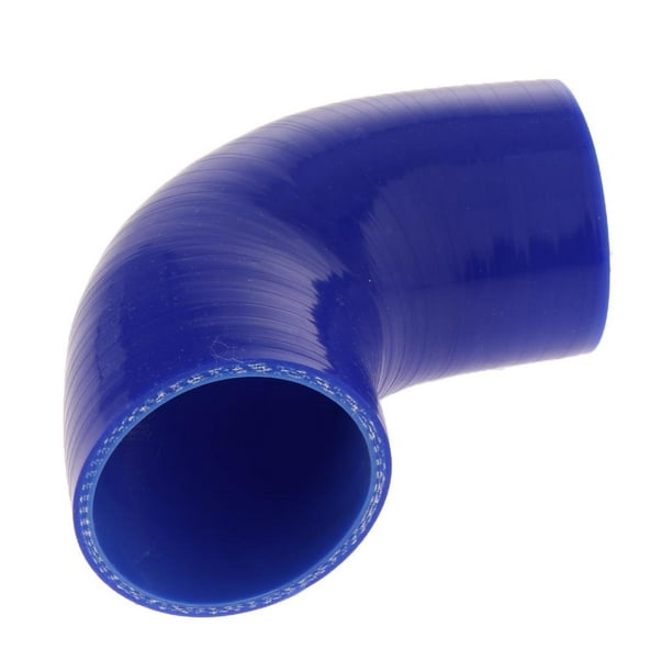 3 90Degree Silicone hose Elbow Coupler 76mm 3 Pipe blue