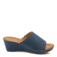 thumbnail image 2 of Patrizia Women's CHANDELLA Slide Wedge Sandals Blue EU 38 / US 7.5 - 8, 2 of 5