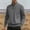 Dark Gray, variant on Insulated Jacket Mens, Solid Warm Long Sleeve Semi High Neck Zip up Base Layer Pullover