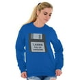 thumbnail image 3 of Full Of Awesome Floppy Disk 90s Retro Sweatshirt for Men or Women Brisco Brands X, 3 of 6