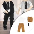 thumbnail image 3 of Ropa y accesorios para muñecas Ob11 , moda 1/12, ropa para vestir muñecas, trajes para novio, muñeca para de 3 a 7 años marrón Sunnimix Trajes de muñeca, 3 of 8