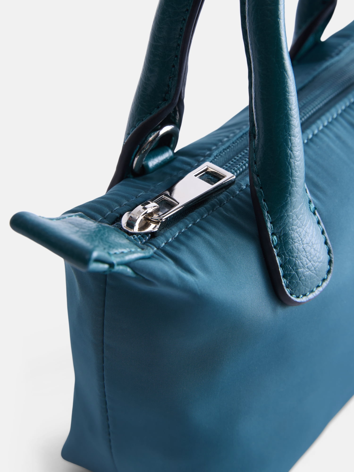 No Boundaries Women's Mini Tote Crossbody Bag, Emerald