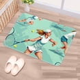 thumbnail image 5 of Tennis Polyester Non-Slip Machine Washable Floor Rug Indoor Rug - Best Office Mat at Amazon, 5 of 6