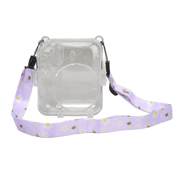Camera Protective Clear Case for Mini 12 - Durable, Scratch Resistant, with Shoulder Strap, Sticker, Photo Storage