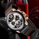 thumbnail image 3 of Reloj de cuarzo impermeable de lujo para hombre LIGE blanco, 3 of 9