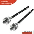 thumbnail image 6 of A-Premium Set of 4, Front Inner & Outer Tie Rod End Kit, Compatible with Ford Expedition 2003-2006, Lincoln Navigator 2003-2006, Replace # ES3695 EV456, 6 of 8