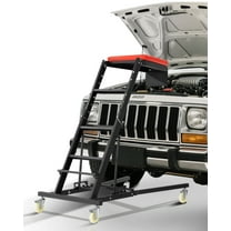 VEVOR Automotive Top Creeper, with Adjustable Height 48" to 76", 400 LBS Capacity High Creeper, 4 Swivel Caster Wheels, Heavy Duty Creeper for Auto Repair and Maintenance