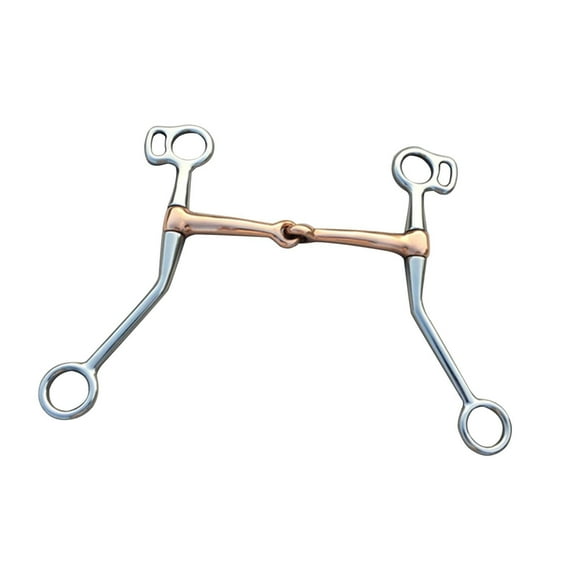 Colaxi Horse Bit Full Cheek Bit H Shape Sturdy Practical Horse Bit Equestrian Supplies for Horse Chewing Horse Bridle Equestrian